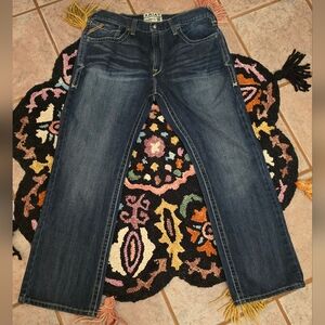 🔥🔥Ariat men's M5 Dark Blue Straight Leg Jeans🔥🔥 Size 34W X 30L